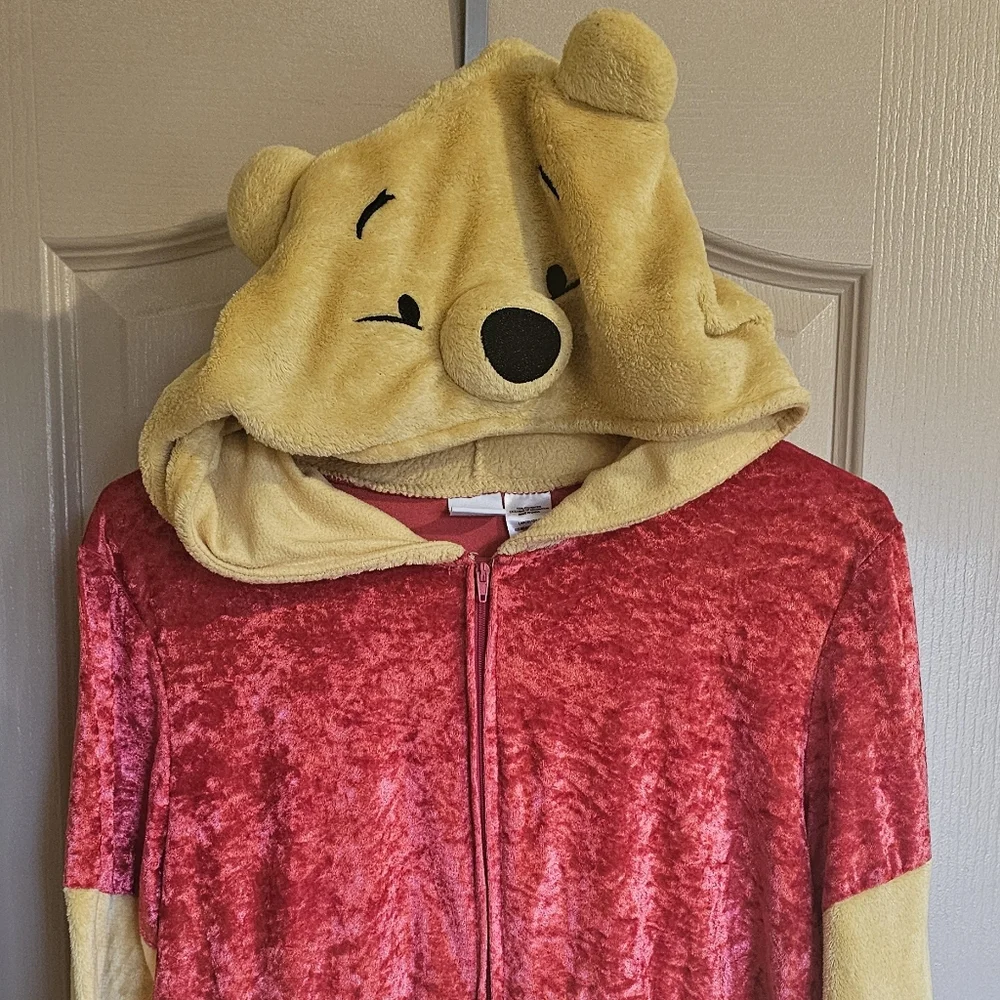 Vintage Y2K Winnie The Pooh Halloween Costume Large 12/14 Red And Yellow - Picture 2 of 4